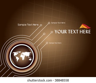 Brown abstract background