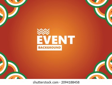 Brown abstract background with colorful ribbons for events, backdrops, art performances, and covers.
