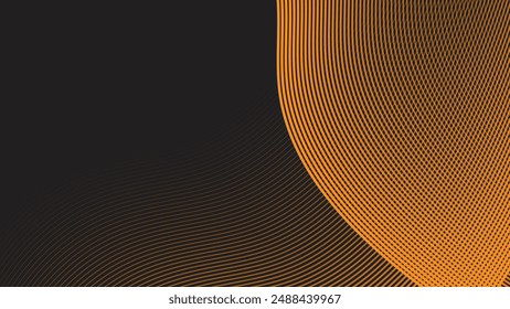 Brown abstract background with curve line for backdrop or presentation