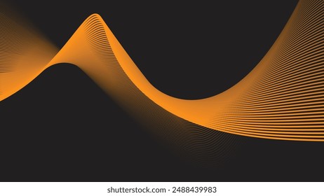 Brown abstract background with curve line for backdrop or presentation