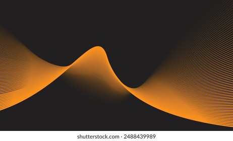 Brown abstract background with curve line for backdrop or presentation