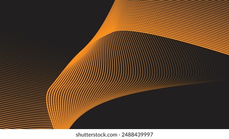 Brown abstract background with curve line for backdrop or presentation