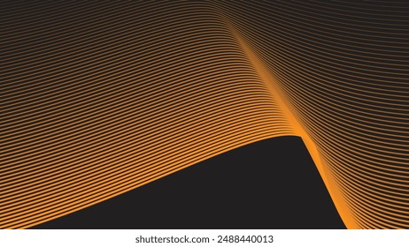 Brown abstract background with curve line for backdrop or presentation