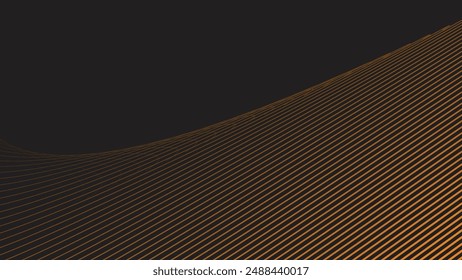 Brown abstract background with curve line for backdrop or presentation