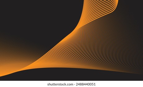 Brown abstract background with curve line for backdrop or presentation