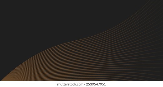 Brown abstract background with curve line for backdrop or presentation