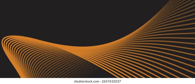Brown abstract background with curve line for backdrop or presentation. eps10