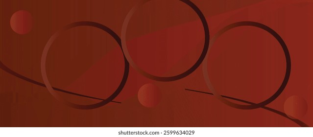 brown abstract background. Dynamic shapes composition. Eps10 vector