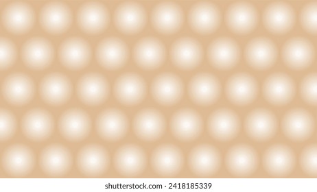 Brown abstract background with glowing balls
