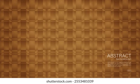Brown abstract background, polygon graphic, Geometric vector, Minimal Texture, web background, Brown cover design, flyer template, banner, wall decoration, wallpaper, Brown background vector