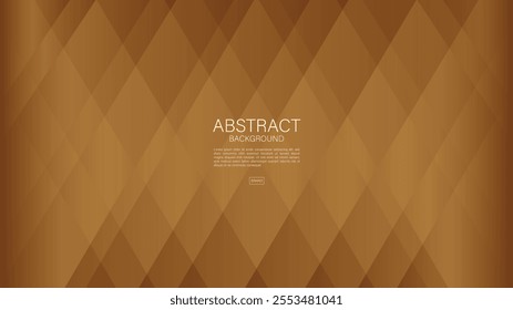 Brown abstract background, polygon graphic, Geometric vector, Minimal Texture, web background, Brown cover design, flyer template, banner, wall decoration, wallpaper, Brown background vector