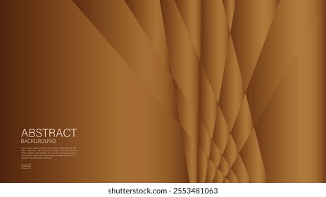 Brown abstract background, polygon graphic, Geometric vector, Minimal Texture, web background, Brown cover design, flyer template, banner, wall decoration, wallpaper, Brown background vector