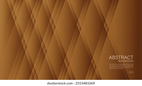 Brown abstract background, polygon graphic, Geometric vector, Minimal Texture, web background, Brown cover design, flyer template, banner, wall decoration, wallpaper, Brown background vector