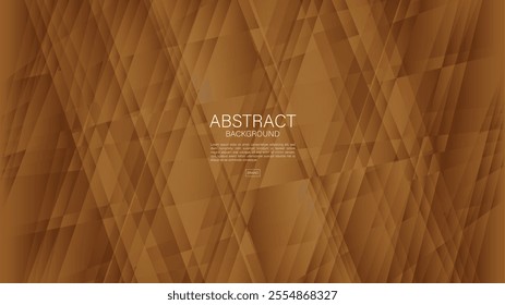 Brown abstract background, polygon graphic, Geometric vector, Minimal Texture, web background, Brown cover design, flyer template, banner, wall decoration, wallpaper, Brown background vector