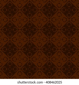 Brown abstract background, striped textured geometric seamless pattern