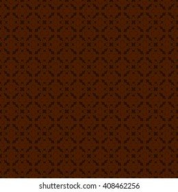 Brown abstract background, striped textured geometric seamless pattern