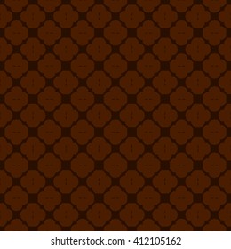Brown abstract background, striped textured geometric seamless pattern