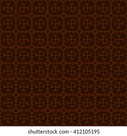 Brown abstract background, striped textured geometric seamless pattern