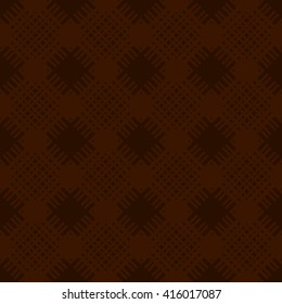 Brown abstract background, striped textured geometric seamless pattern