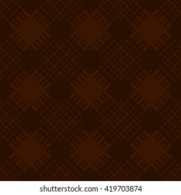 Brown abstract background, striped textured geometric seamless pattern