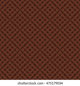Brown abstract background, striped textured geometric seamless pattern