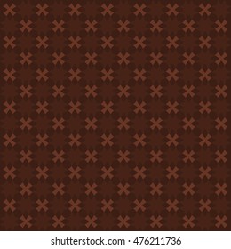 Brown abstract background, striped textured geometric seamless pattern
