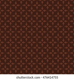 Brown abstract background, striped textured geometric seamless pattern