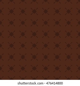 Brown abstract background, striped textured geometric seamless pattern