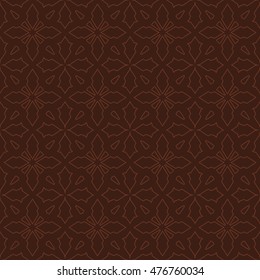 Brown abstract background, striped textured geometric seamless pattern