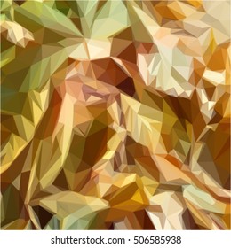 brown abstract background triangle geometric mosaic texture polygon vector, modern design