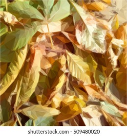 brown abstract background triangle geometric mosaic texture polygon vector, modern design