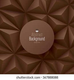 Brown abstract background vector. Can be used in cover design, book design, website background, CD cover or advertising.