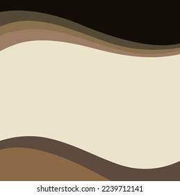 brown abstract background with a wave