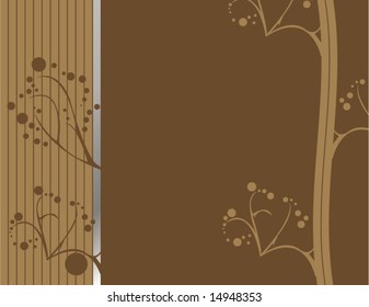 Brown abstract earthy design 1