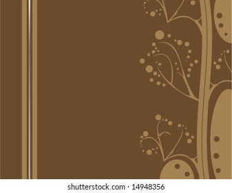 Brown abstract earthy design 2