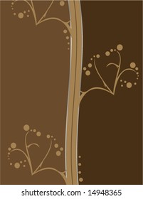 Brown abstract earthy design 5