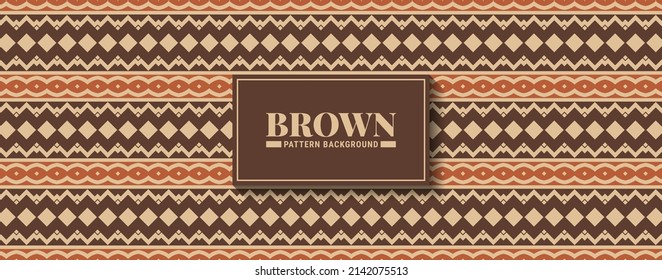 Brown abstract geometric pattern design