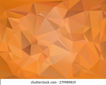 Brown abstract geometric rumpled triangular low poly style vector illustration graphic background