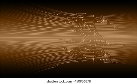 brown abstract hi speed internet technology background illustration. cyber, sci fi