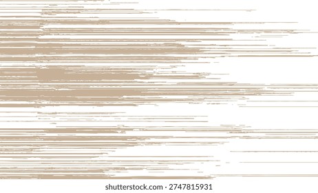 Brown abstract lines on transparent background for design element or texture creation