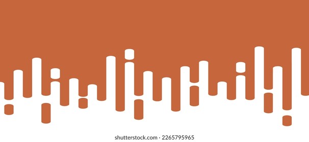 Brown abstract lines on white background. Trendy abstract lines transition background for backdrop, cover, wallpaper and banner. Rounded lines halftone for brochure, layout and flyer. Creative vector