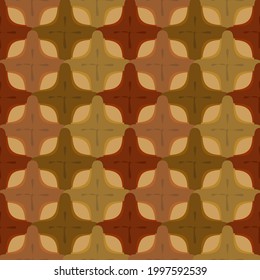 Formas abstractas marrones. Papel de pantalla. Patrón marrón sin foco.