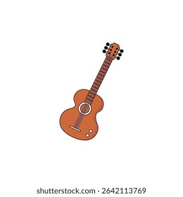 Brown Acoustic Guitar for Soft Melodies