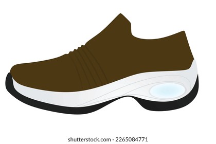 Agujero de aire marrón. ilustración vectorial