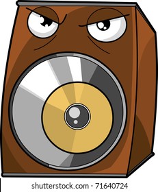 speaker cartoons images stock photos vectors shutterstock https www shutterstock com image vector brown angry speaker cartoon vector illustration 71640724