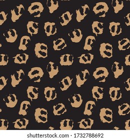 Fondo del patrón de leopardo de los animales marrones para textiles de moda, gráficos y artesanías