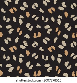 Brown Animal Leopard Seamless Pattern Background for fashion textiles, graphics and crafts