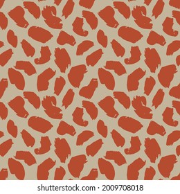 Brown Animal Leopard Seamless Pattern Background for fashion textiles, graphics and crafts