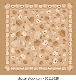  	Brown apples