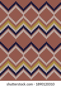 Brown Argyle, diamond shape seamless pattern background suitable for fashion textile, knitwear, graphics